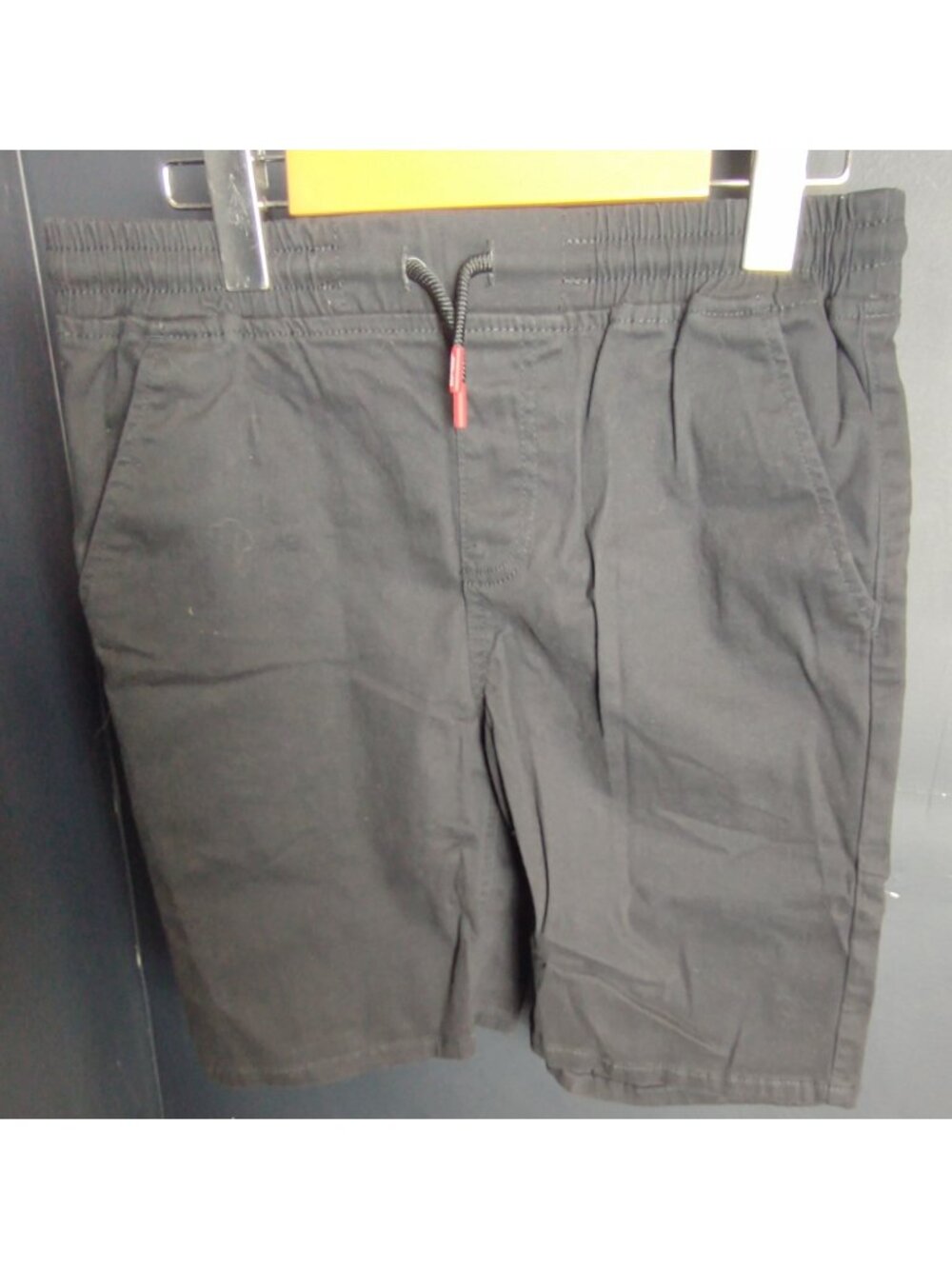 Levis Youth 14 16 Black Drawstring Shorts Elastic Waist Casual